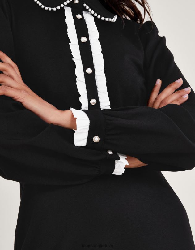 Monsoon paloma ponte suknelė moterys juodas apranga DPXBJ26