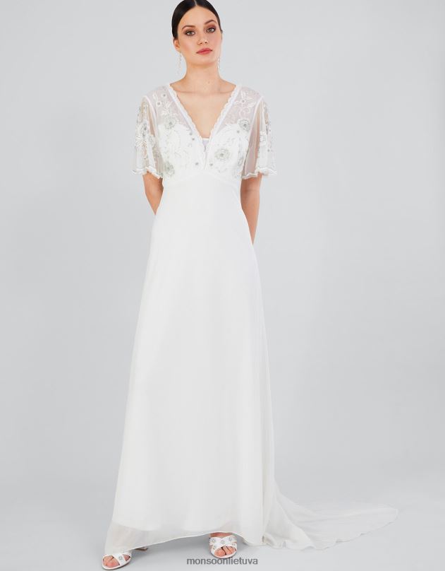 Monsoon liz siuvinta nuotakos suknele moterys dramblio kaulo apranga DPXBJ704