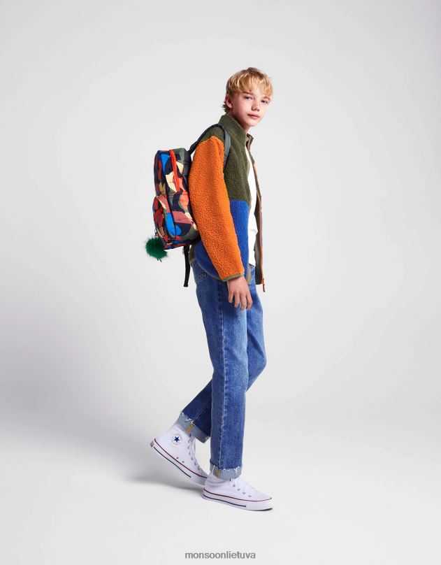 Monsoon apsivilkite džinsinius džinsus vaikai mėlyna apranga DPXBJ2211