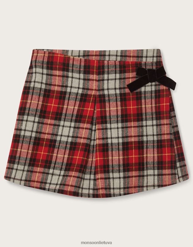Monsoon apvynioti čekį skort mergina raudona apranga DPXBJ1685