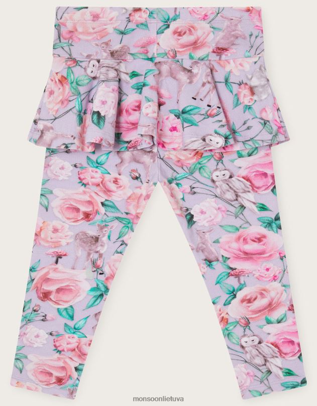 Monsoon kūdikių miško rožių antblauzdžiai vaikai violetinė (alyvinė) apranga DPXBJ2095