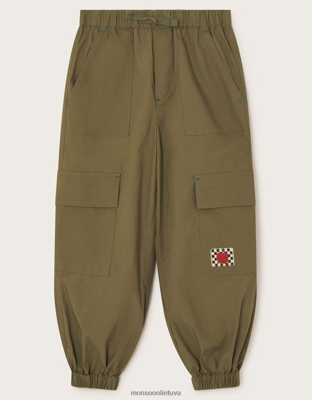 Monsoon krovinines kelnes mergina žalia (chaki) apranga DPXBJ1667