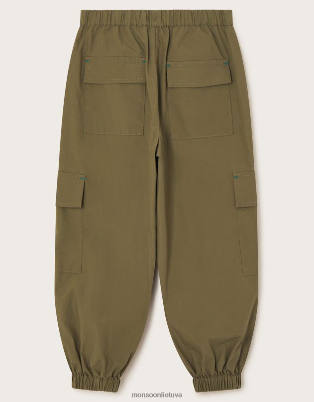 Monsoon krovinines kelnes mergina žalia (chaki) apranga DPXBJ1667