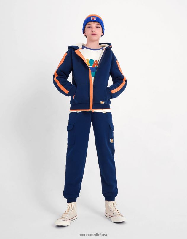 Monsoon sunkiasvorių krovinių bėgikai vaikai mėlyna (navy) apranga DPXBJ2199