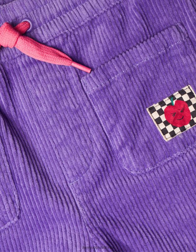 Monsoon virvelinės kelnės mergina violetinė (alyvinė) apranga DPXBJ1647