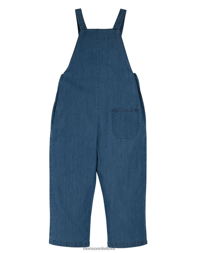 Monsoon frugi alexa dungarees mergina mėlyna apranga DPXBJ2029