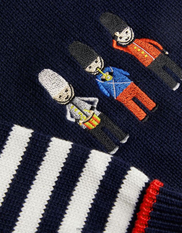 Monsoon londono megzto gobtuvo komplektas vaikai mėlyna (navy) apranga DPXBJ2225