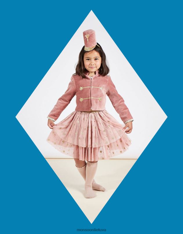 Monsoon meri meri kareivio kostiumas vaikai rožinis apranga DPXBJ2600