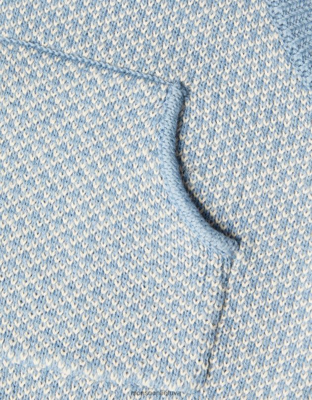 Monsoon mišrus megztas snapučių ir snapelių rinkinys vaikai mėlyna apranga DPXBJ2234