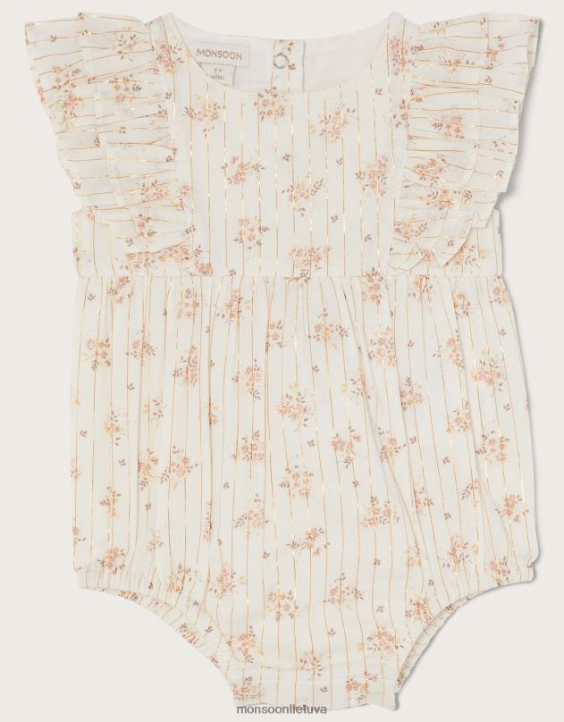 Monsoon Naujagimio, žaižaruojantis kibirkščiuojantis šliaužtinukas vaikai auksas apranga DPXBJ2115