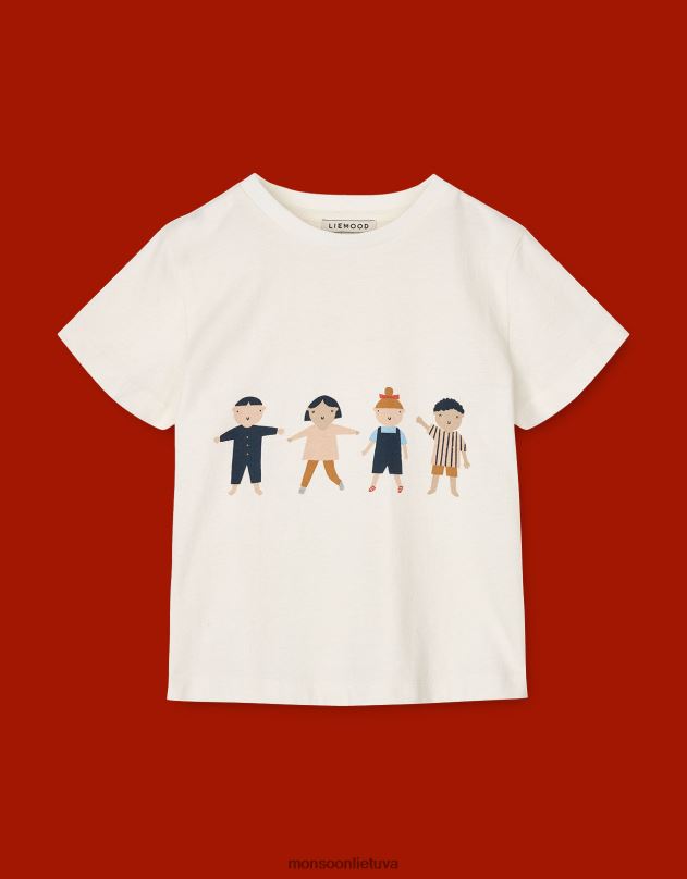 Monsoon Liewood Apia spausdinimo viršus vaikai kremas apranga DPXBJ1973