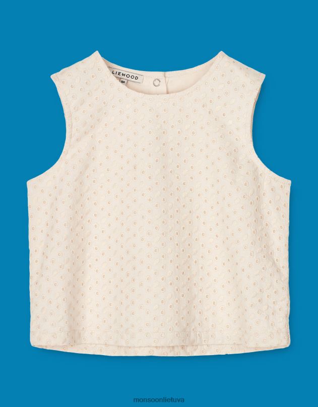 Monsoon Liewood delphia anglise viršus vaikai kremas apranga DPXBJ1993