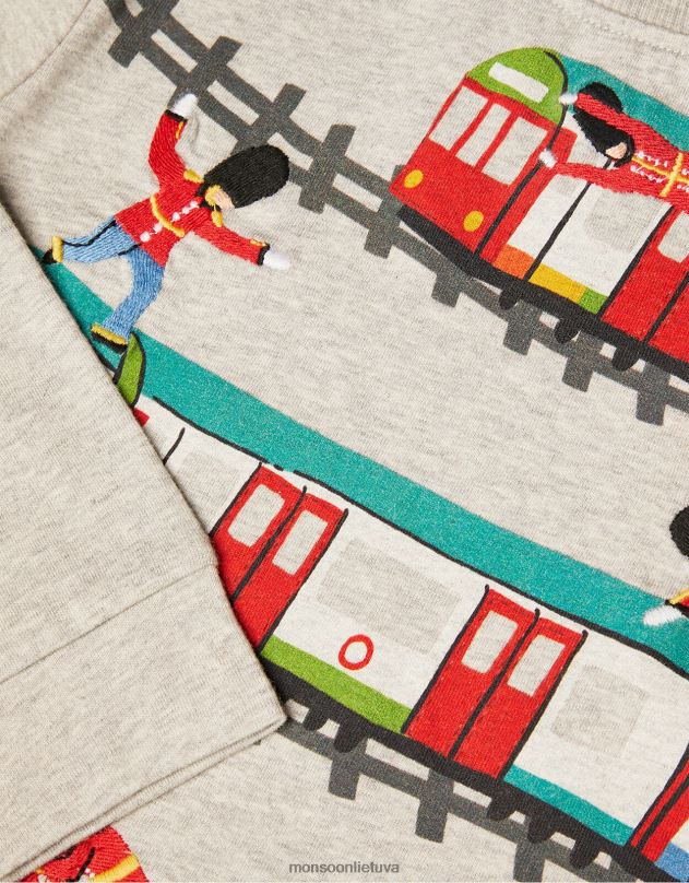 Monsoon london tube megztinis berniukas pilka apranga DPXBJ2248