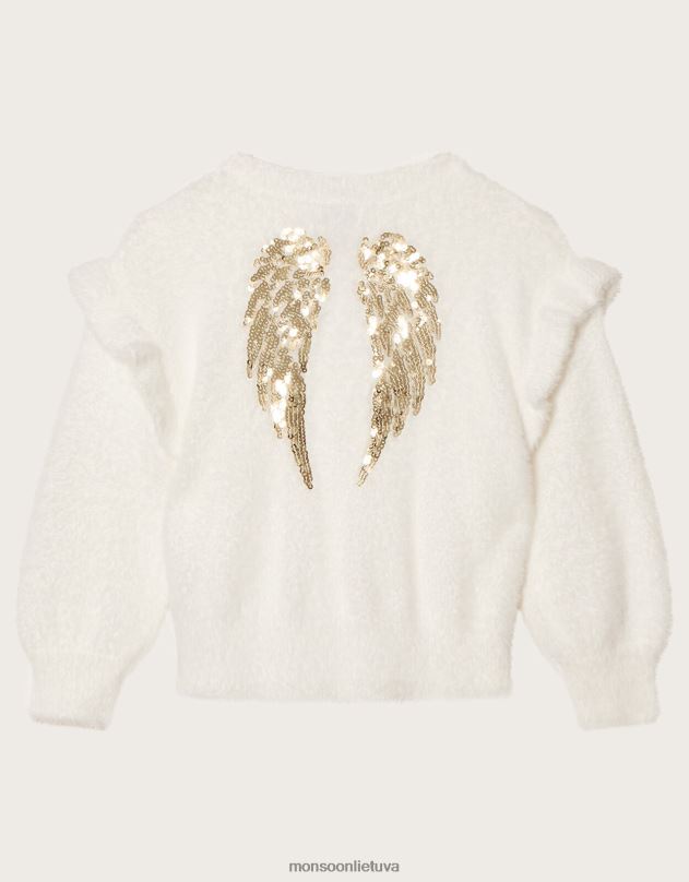 Monsoon stebuklingo sparno džemperio žemė mergina dramblio kaulo apranga DPXBJ1660
