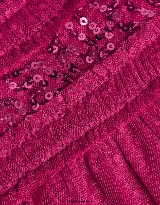 Monsoon vakarėlių blizgučiais puoštas viršus mergina rožinė (šviesiai rožinė) apranga DPXBJ1890