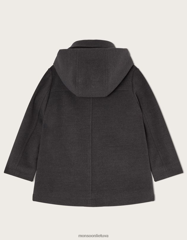Monsoon dvisluoksnis paltas berniukas pilka apranga DPXBJ2252