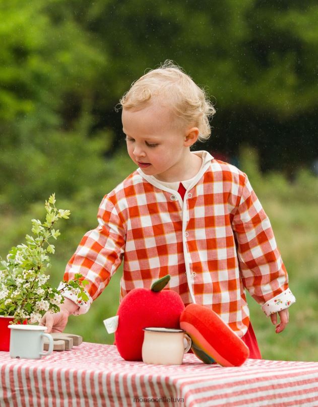 Monsoon little green radicals pavasario gėlės apverčiama striukė vaikai raudona apranga DPXBJ1903
