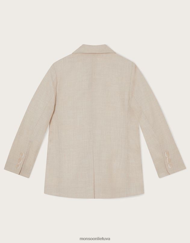 Monsoon protingas švarkas berniukas natūralus (akmuo) apranga DPXBJ2751