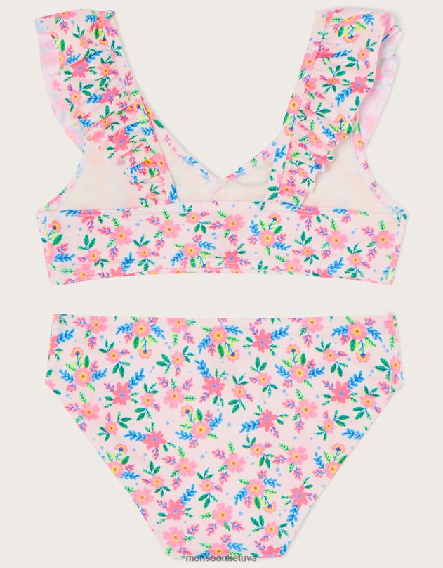 Monsoon Ditsy spot wrap bikinio rinkinys mergina dramblio kaulo apranga DPXBJ1999