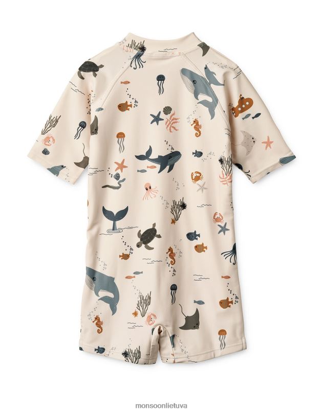 Monsoon Liewood max maudymosi kombinezonas vaikai kremas apranga DPXBJ2287