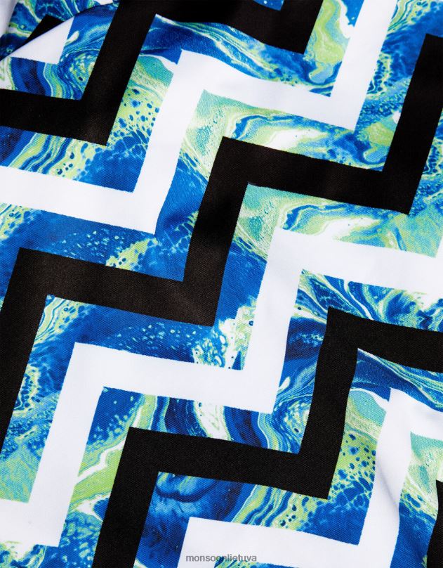 Monsoon chevron marmuro maudymosi kostiumėlis mergina keli apranga DPXBJ1894