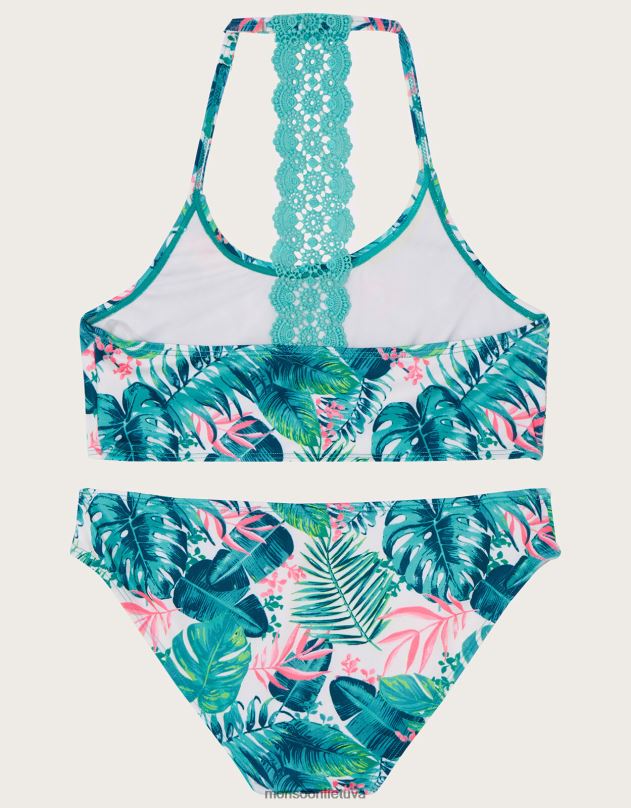 Monsoon delninis nertas bikinio rinkinys mergina dramblio kaulo apranga DPXBJ1986