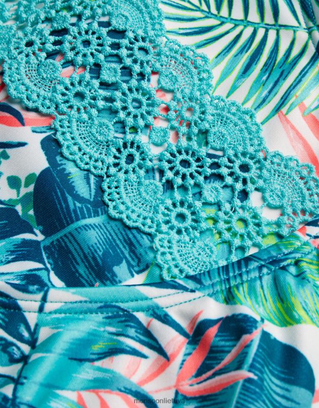 Monsoon delninis nertas bikinio rinkinys mergina dramblio kaulo apranga DPXBJ1986