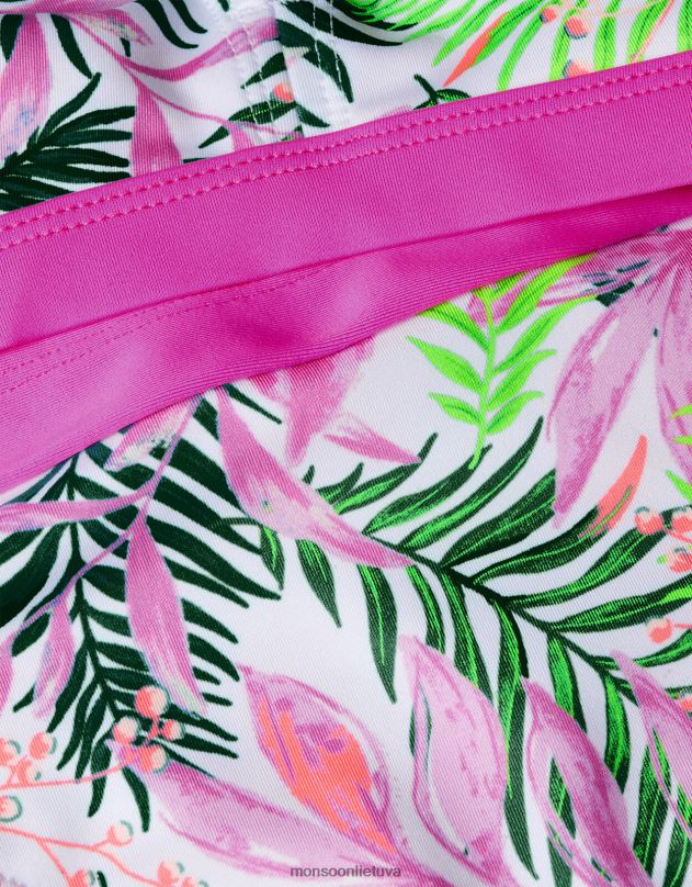 Monsoon gražus delno trikampio bikinio rinkinys mergina dramblio kaulo apranga DPXBJ1957