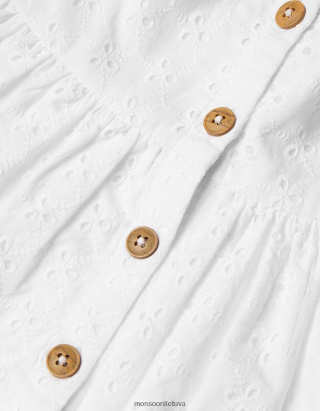 Monsoon kūdikių broderijos rinkinys mergina geltona apranga DPXBJ2174