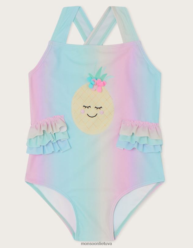Monsoon kūdikių naujovė ananasinis maudymosi kostiumėlis mergina keli apranga DPXBJ2154