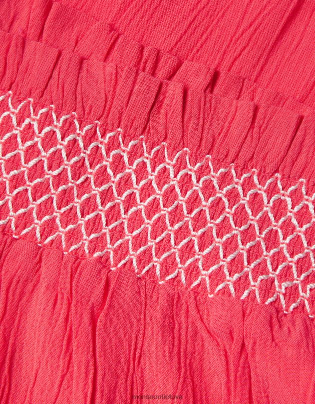 Monsoon kūdikių shirred kombinezonas mergina apelsinas (koralas) apranga DPXBJ2148