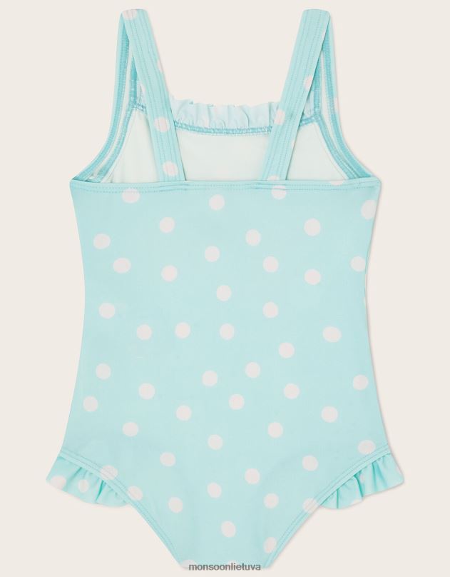 Monsoon maudymosi kostiumėlis kūdikiui gyvūnui vaikai mėlyna (turkio) apranga DPXBJ2119