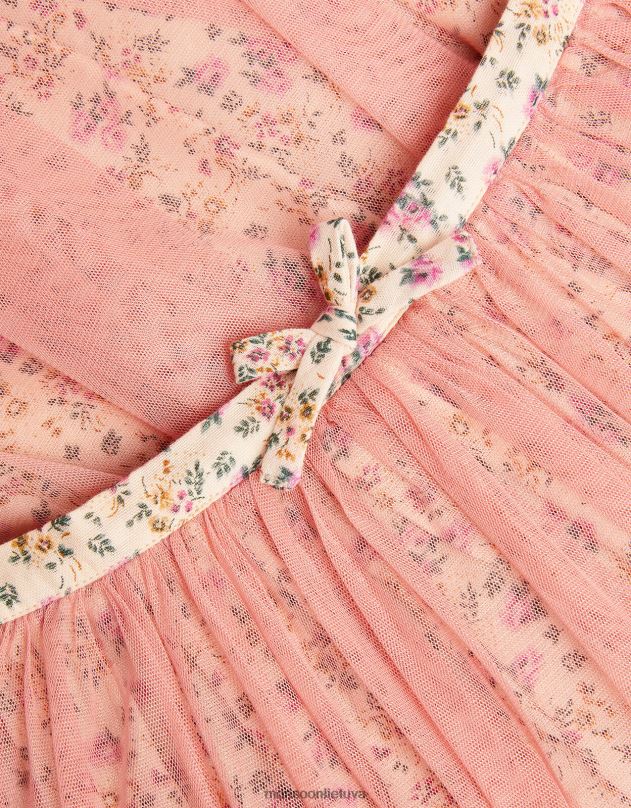 Monsoon boutique dita ditsy sijonas mergina rožinis apranga DPXBJ1743