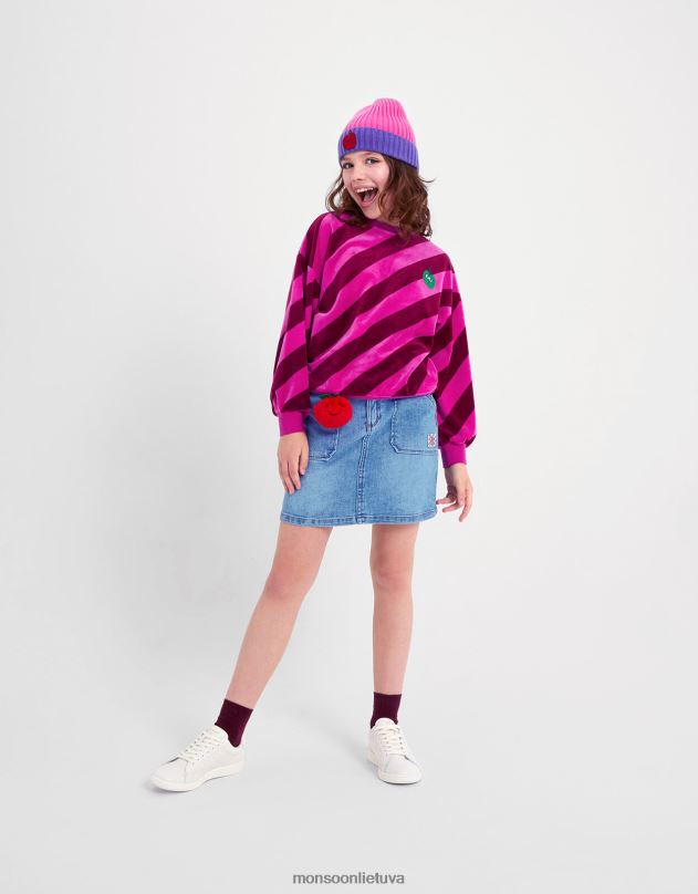 Monsoon džinsinis mini sijonas mergina mėlyna apranga DPXBJ1674