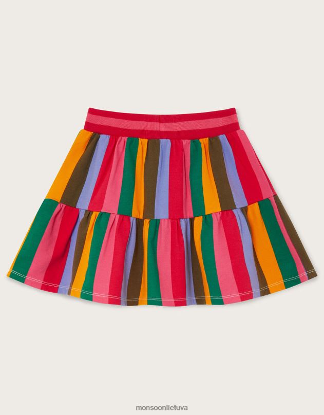 Monsoon dryžuotas sijonas mergina keli apranga DPXBJ1701