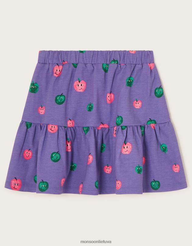 Monsoon laimingų obuolių sijonas mergina violetinė apranga DPXBJ1651
