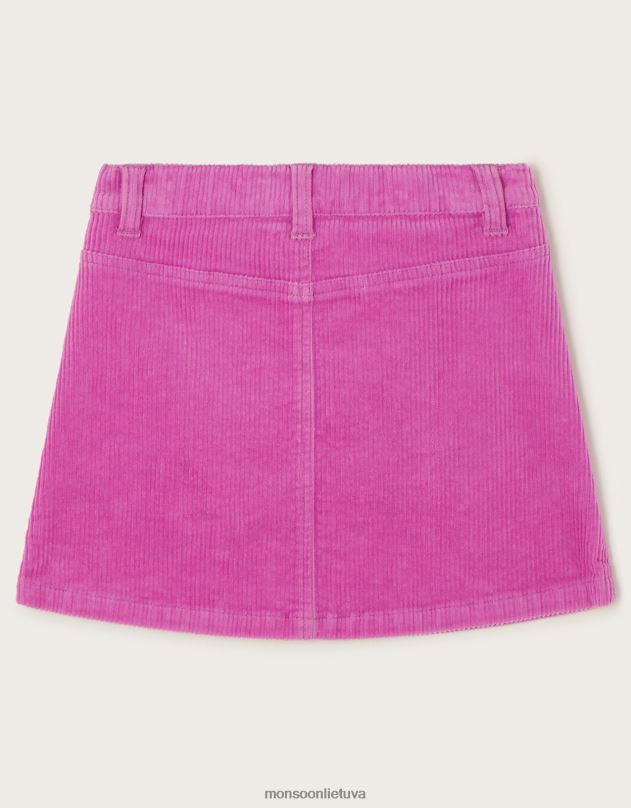 Monsoon mini sijonas su virvele mergina violetinė apranga DPXBJ1648