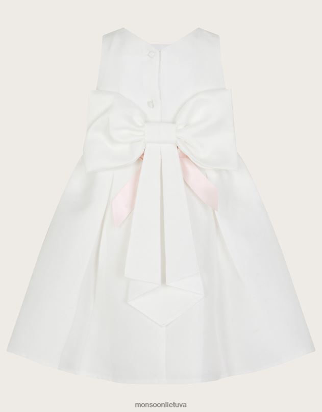 Monsoon Baby Holly pamergės suknelė mergina dramblio kaulo apranga DPXBJ2125