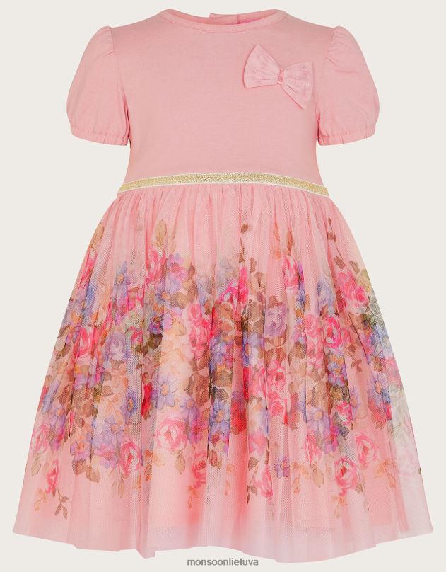 Monsoon Baby disco posey marginta suknelė mergina rožinis apranga DPXBJ2128
