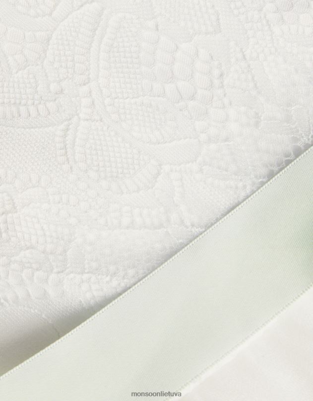 Monsoon Freya 3d akvalanginė pamergių suknelė mergina dramblio kaulo apranga DPXBJ2030