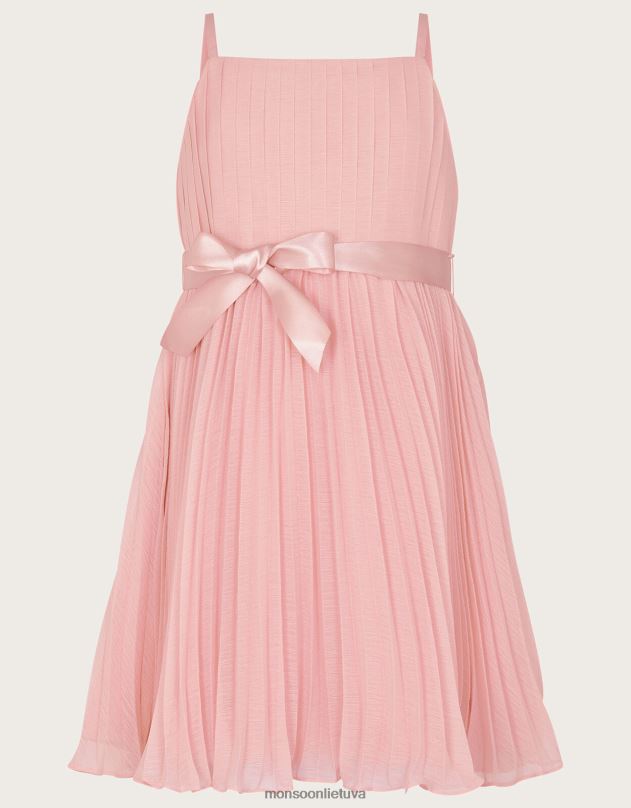 Monsoon Penelope klostuota šifoninė suknelė mergina rožinis apranga DPXBJ1977