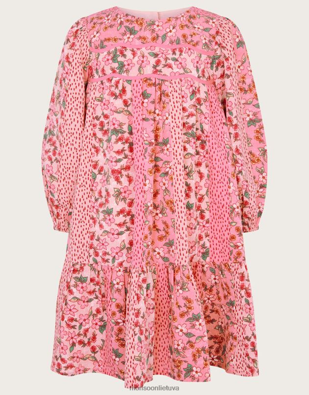 Monsoon Suknelė su gėlėmis mergina rožinis apranga DPXBJ1711
