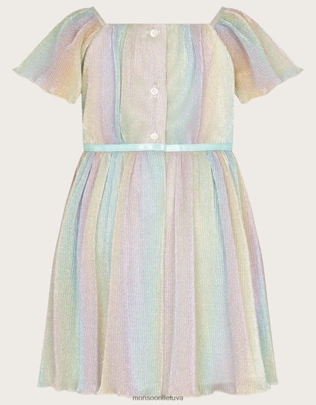 Monsoon baby plisse suknele mergina keli apranga DPXBJ2068