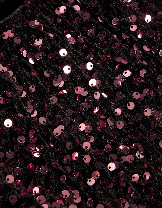 Monsoon blizgučiais puošta aksominė suknele mergina rožinis apranga DPXBJ1628