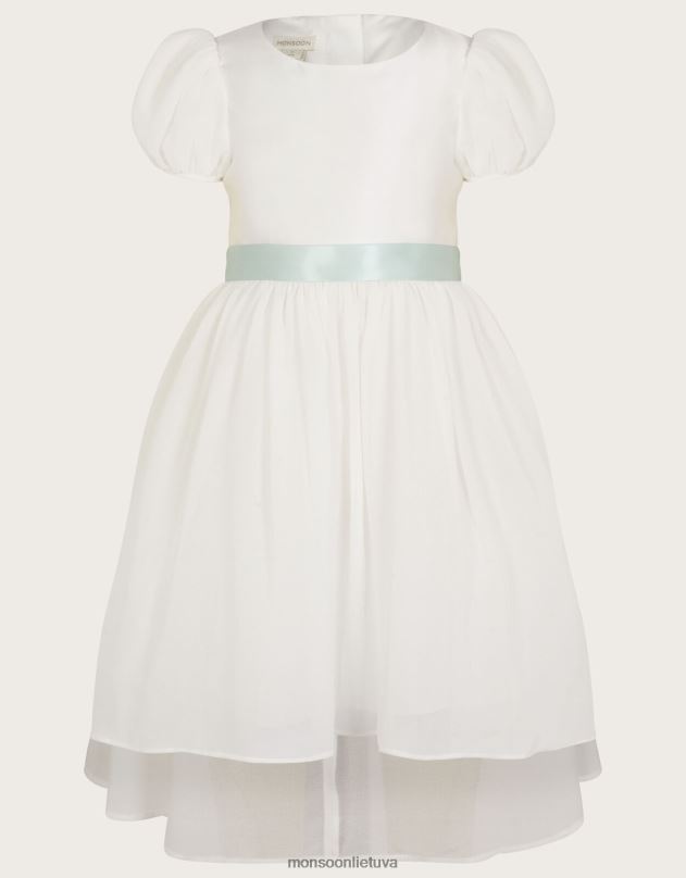 Monsoon branginti pamergių suknelę mergina dramblio kaulo apranga DPXBJ1919