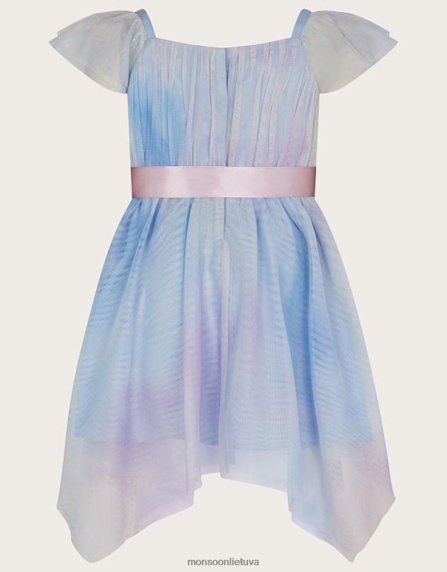 Monsoon kūdikių theodora ombre vakarėlio suknelė mergina keli apranga DPXBJ2093