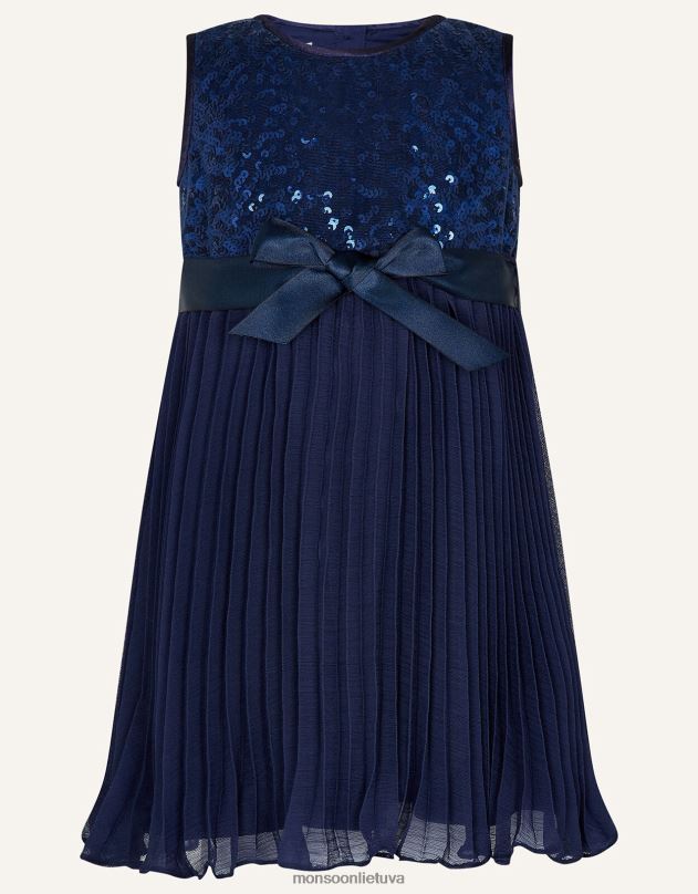 Monsoon kūdikio keita suknelė mergina mėlyna (navy) apranga DPXBJ2124