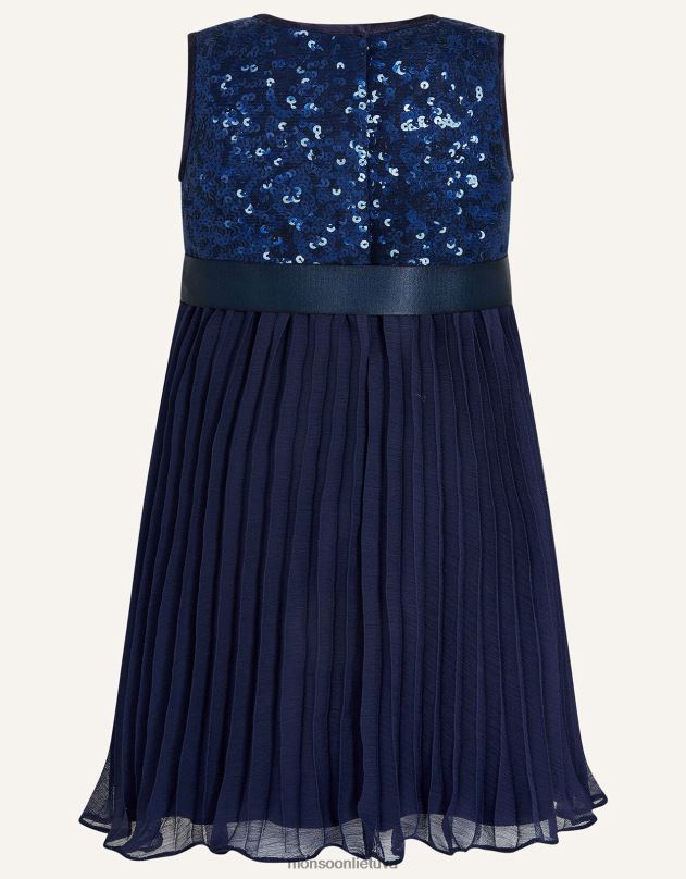 Monsoon kūdikio keita suknelė mergina mėlyna (navy) apranga DPXBJ2124