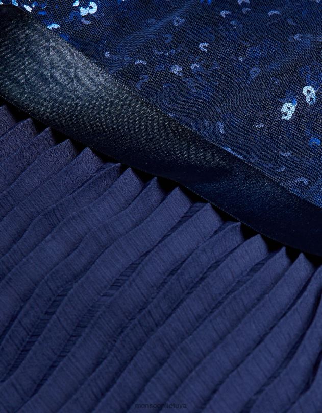 Monsoon kūdikio keita suknelė mergina mėlyna (navy) apranga DPXBJ2124