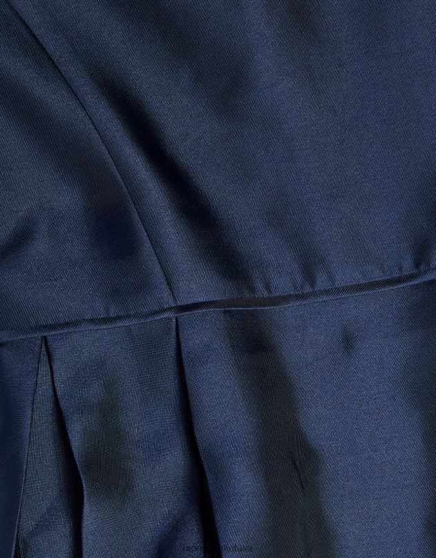 Monsoon kunigaikštienės ruoželinis bardot išleistuvių suknelė mergina mėlyna (navy) apranga DPXBJ1913